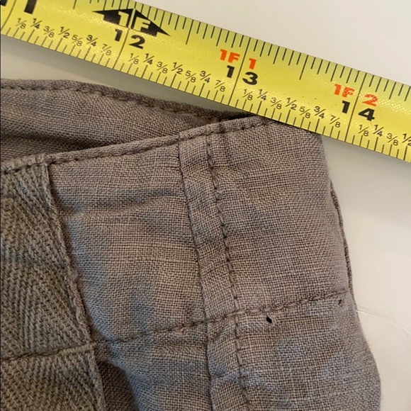 Joie Telutci Cropped Linen Cargo Pants army green - Picture 8 of 8